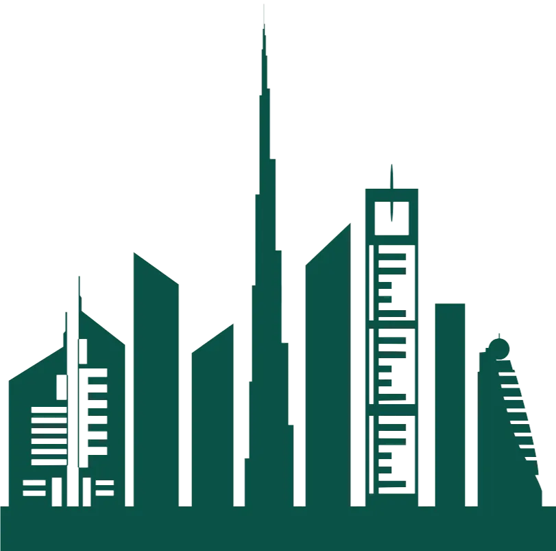 dubai skyscraper vector
